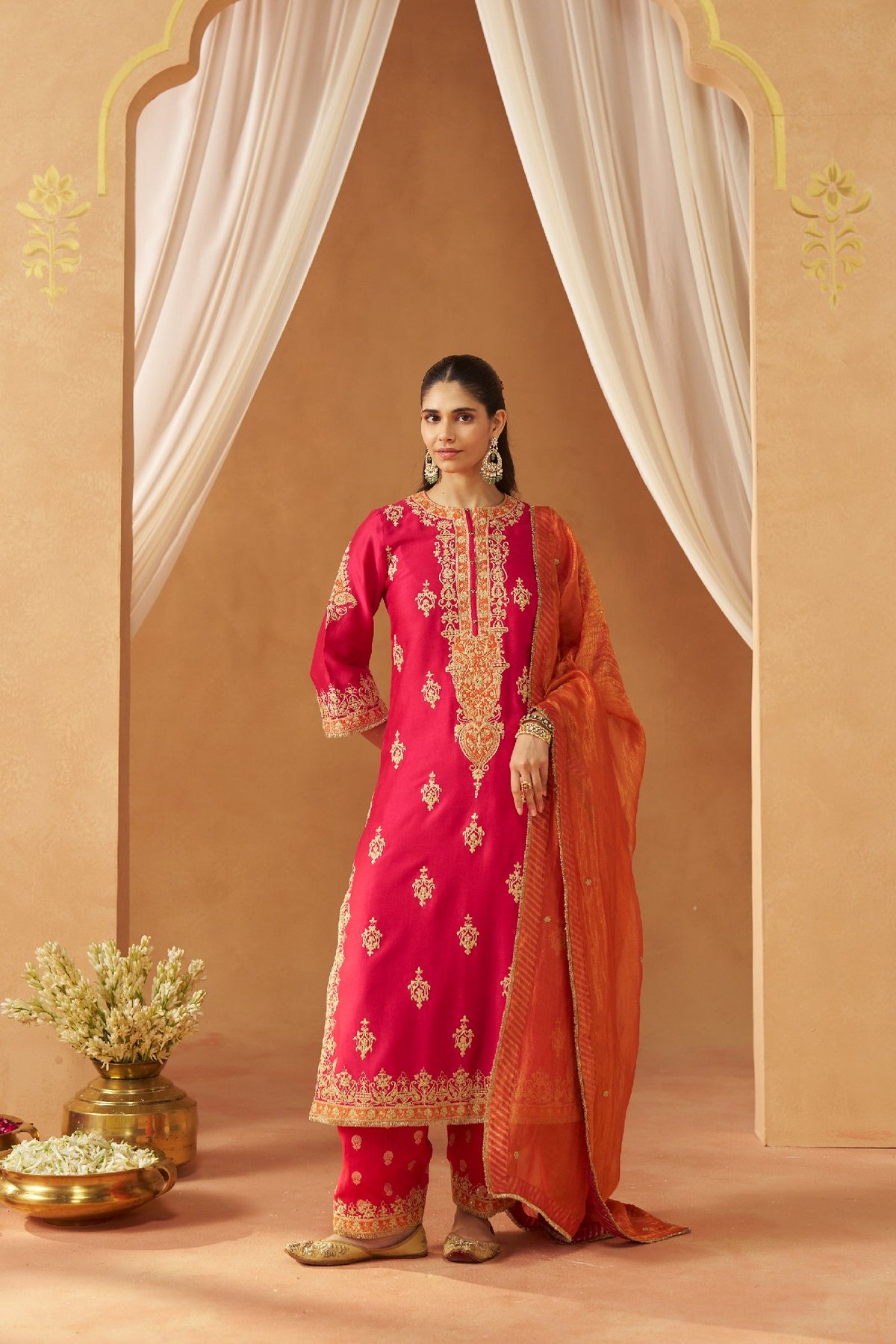 Mubina Kurta with Salwar and Dupatta