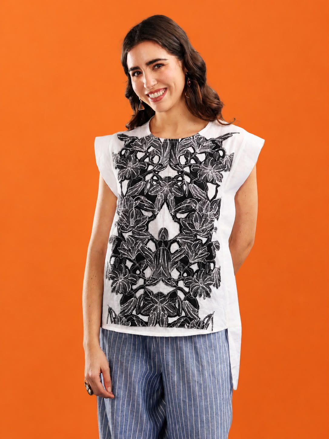 Ink Blossom Top