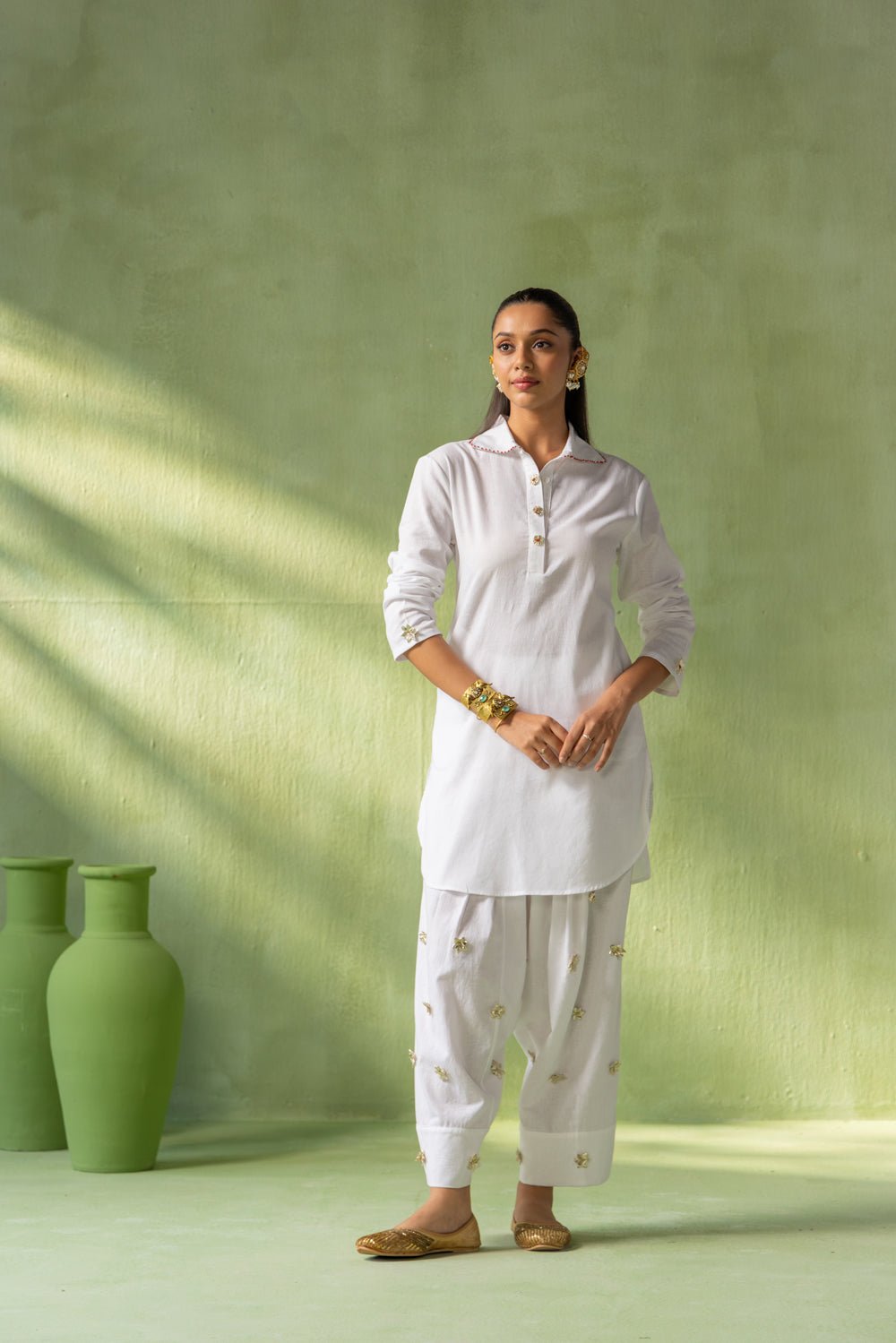 Zareen Kurta Salwar Set Pop Beads