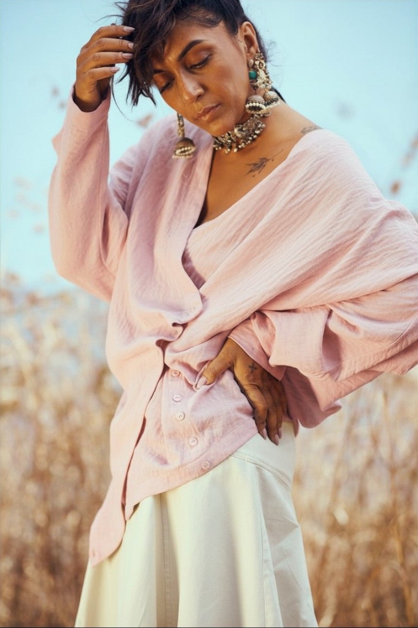Sora Top In Powder Pink