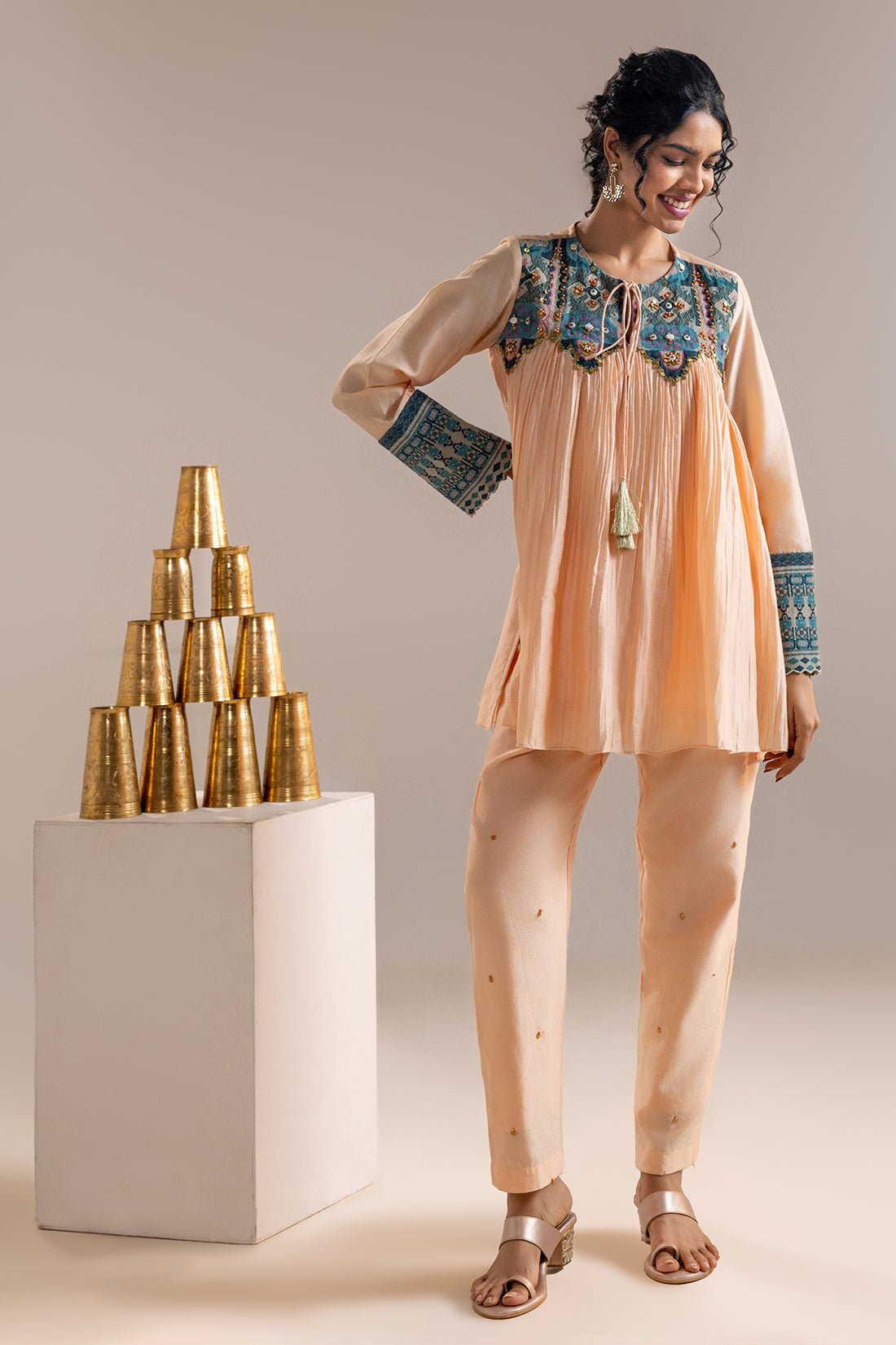 Orani Appliqued Co-Ord Set
