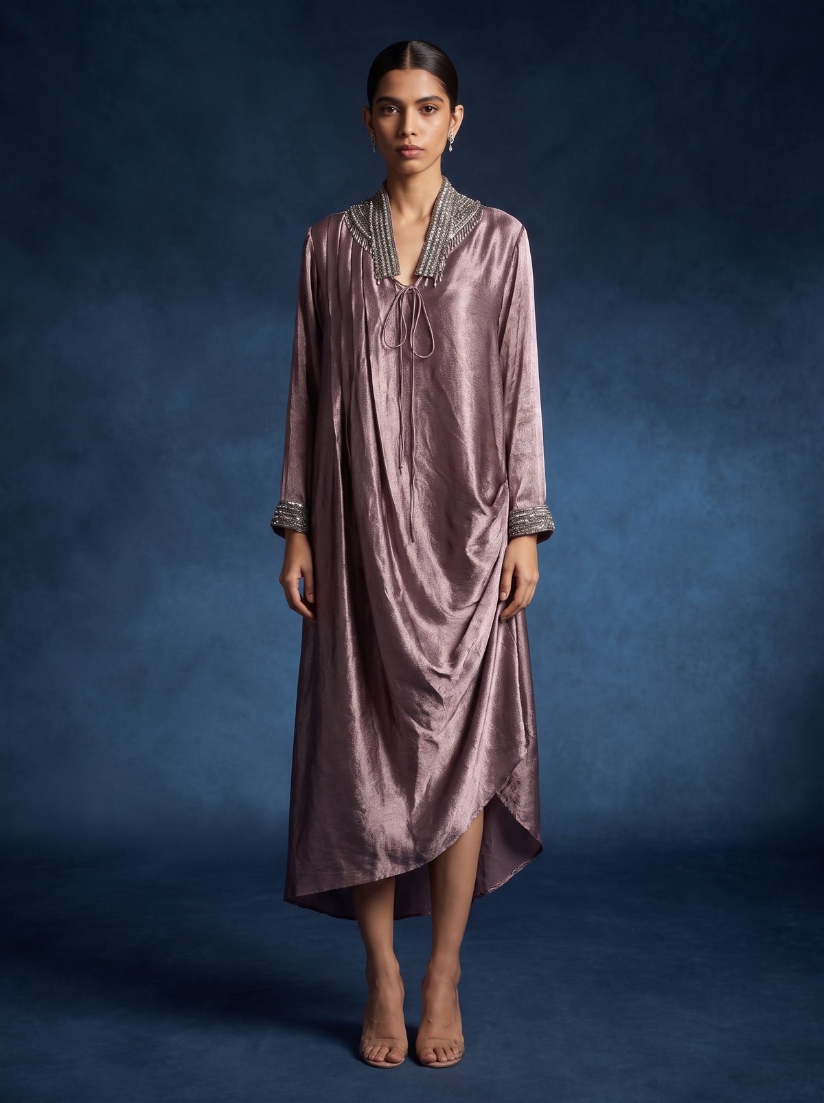 Blush Pink Petunia Kaftan