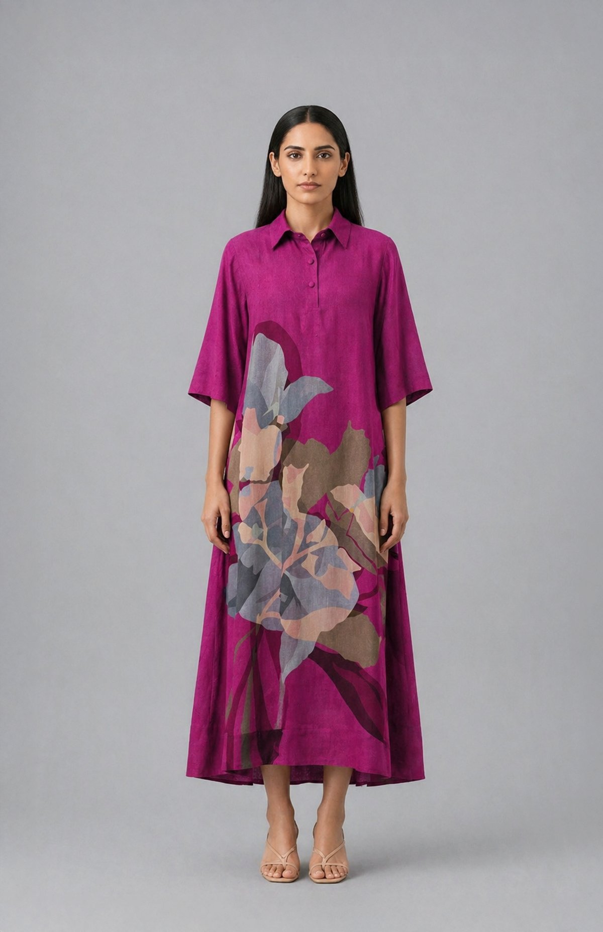 Bloom Shirt Dress