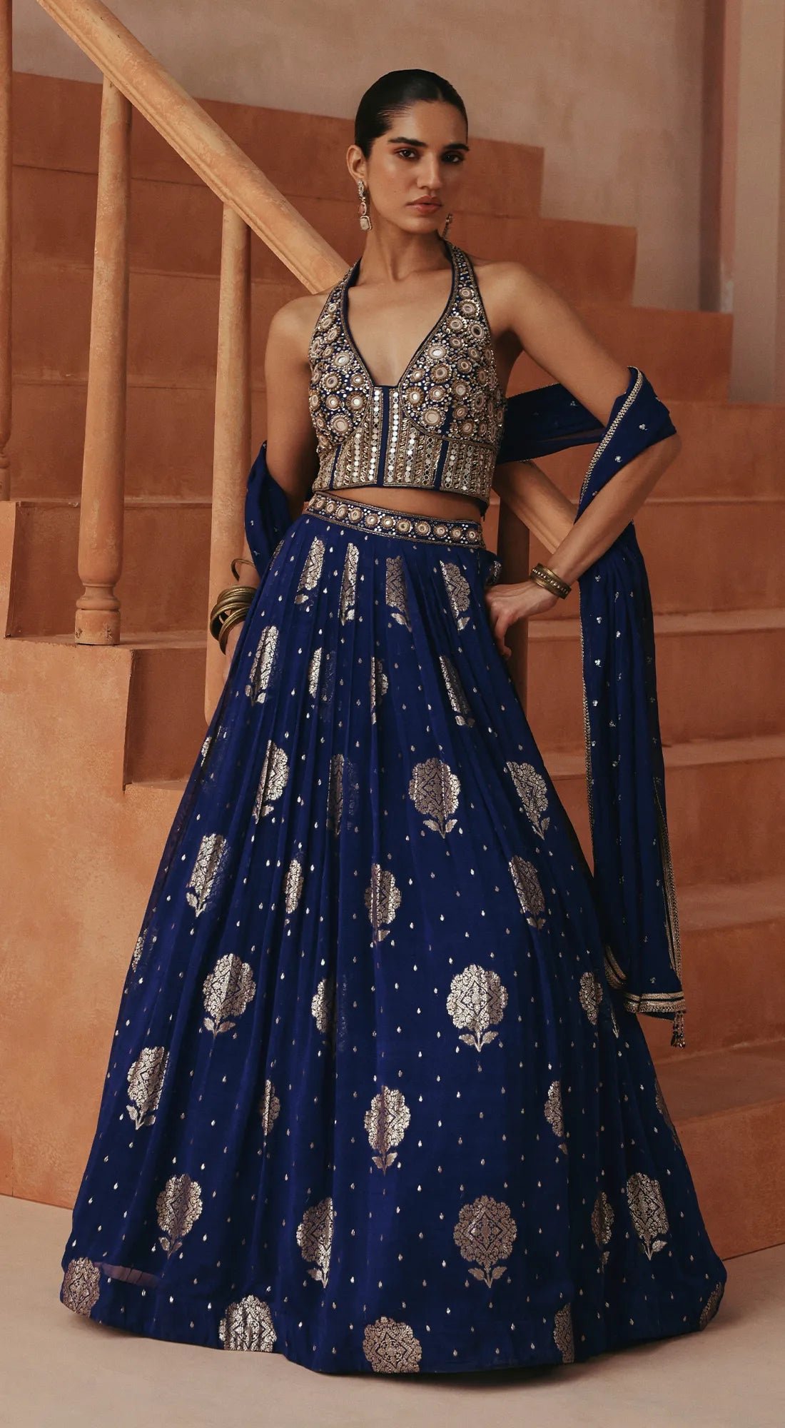 Elise Embroidered Lehenga Set