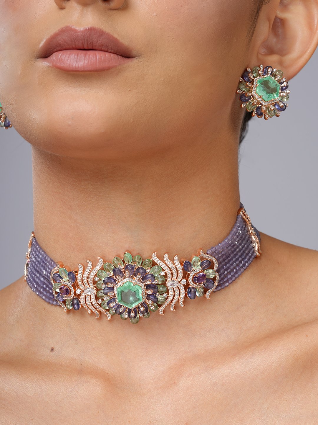 Verd Crown Necklace Set