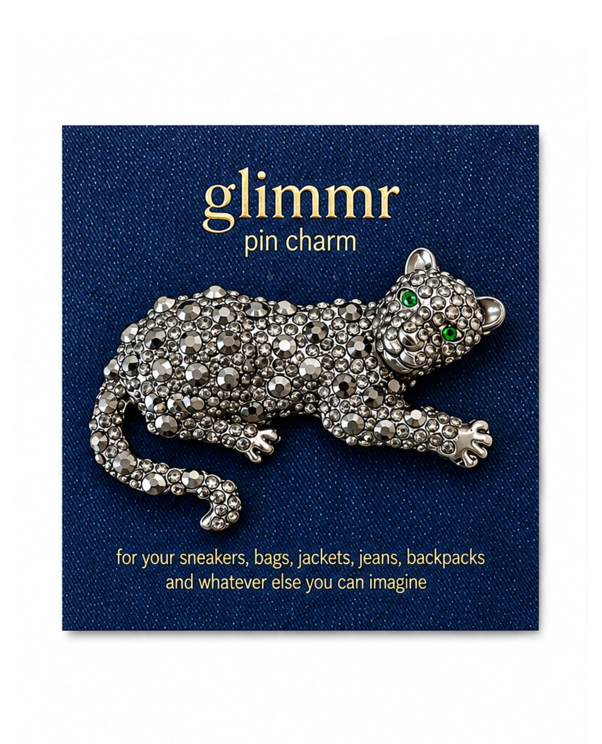 Glimmr Leopard Pin Charm