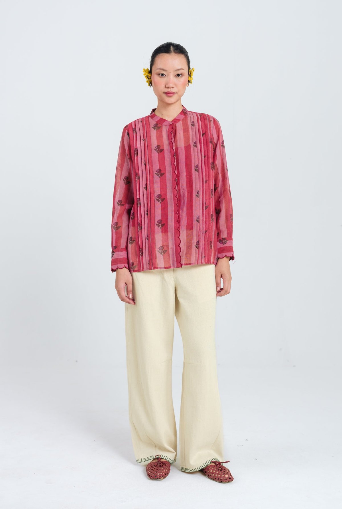 Spring Scallop Shirt