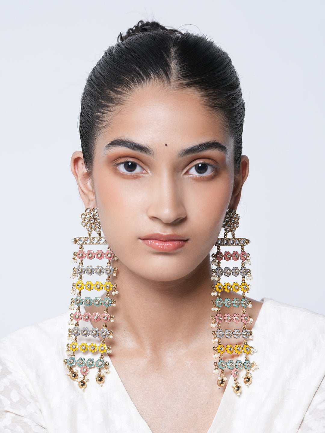 Long Multicolor Earrings