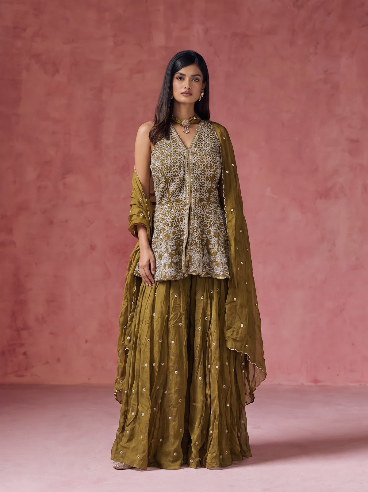 Sana Peplum Short Kurta Set