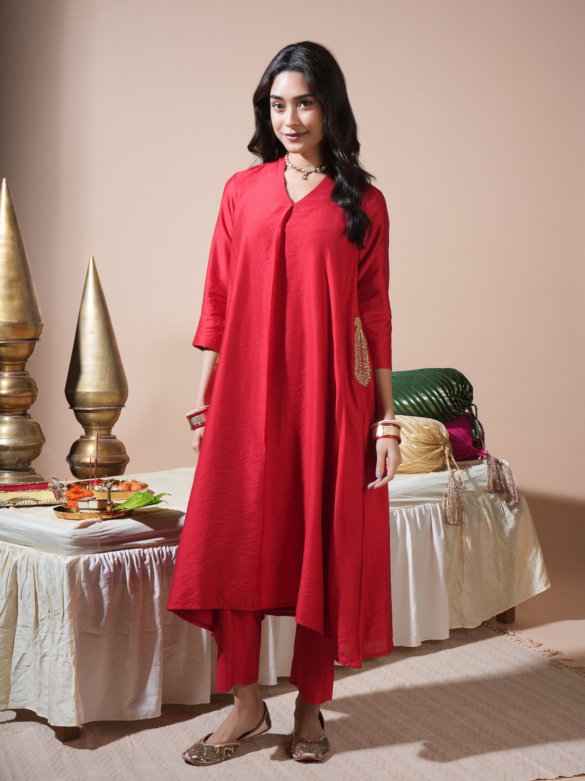 Keri Pocket Kurta Set