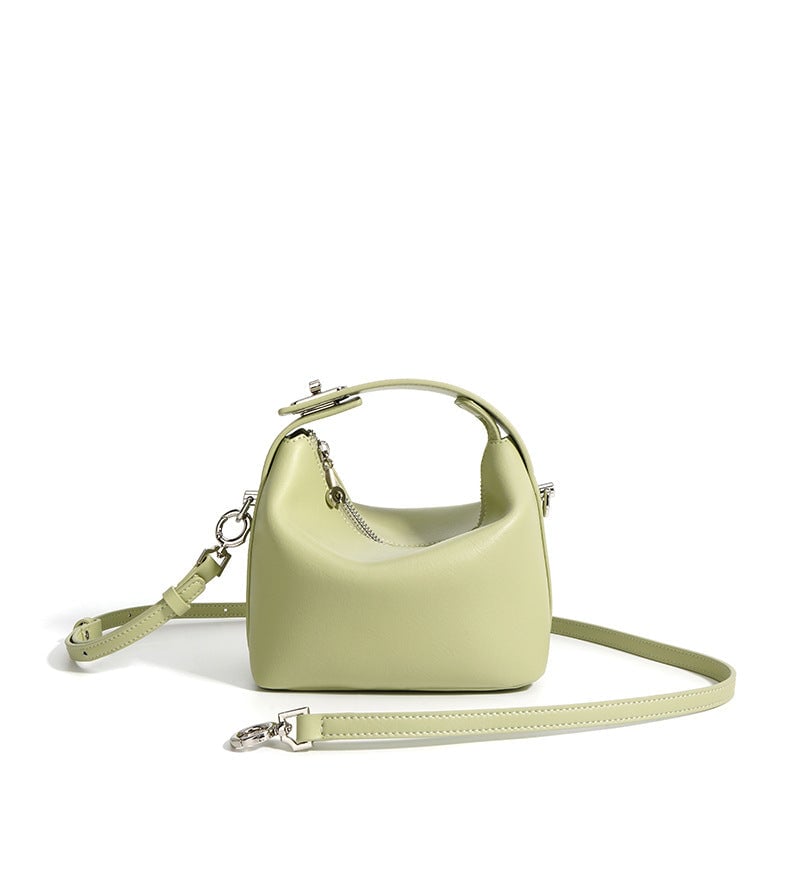 Liora- Ladies Leather Handbag Avocado Green