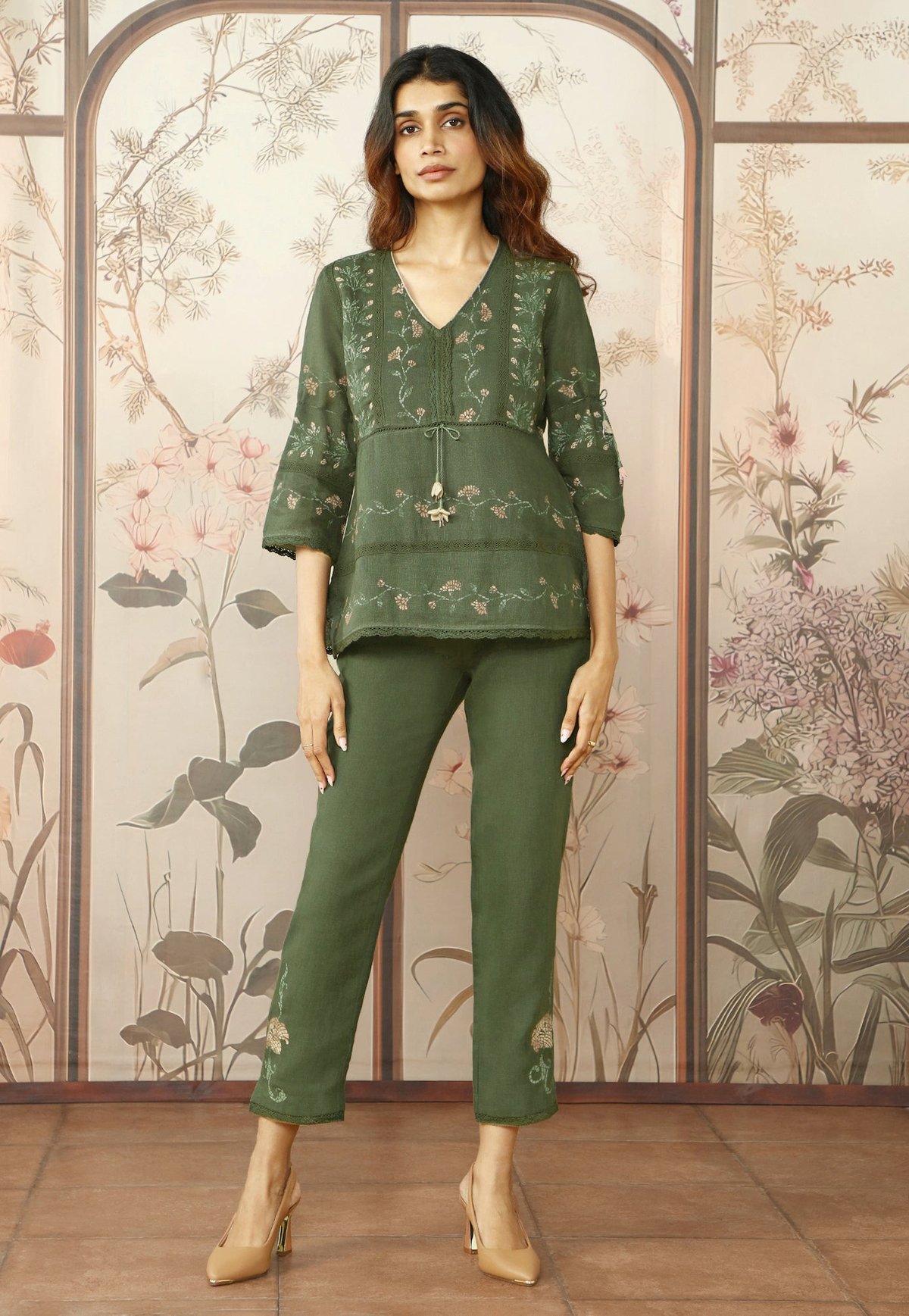 Mosaic Floral Pant
