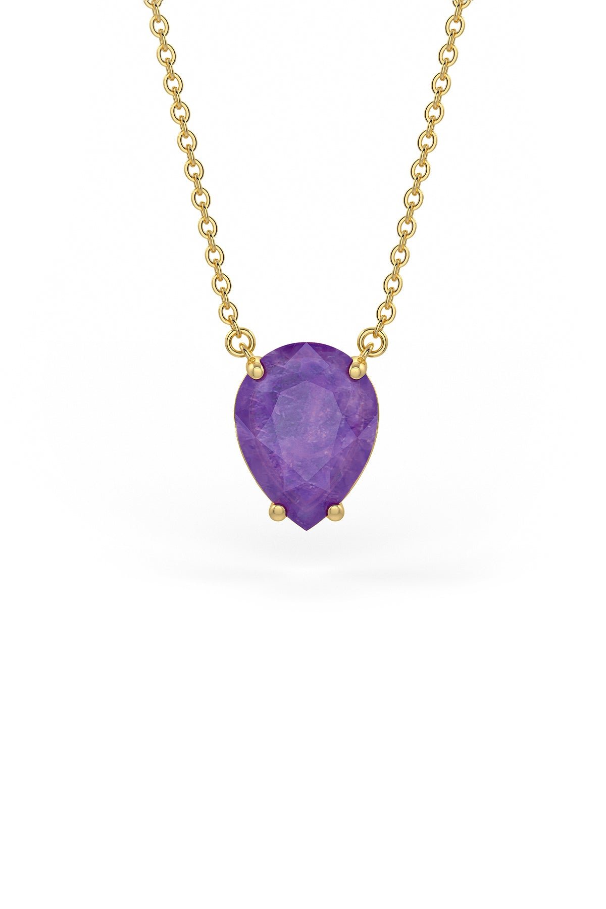 Purple Moroccan Majesty Pendant With Chain