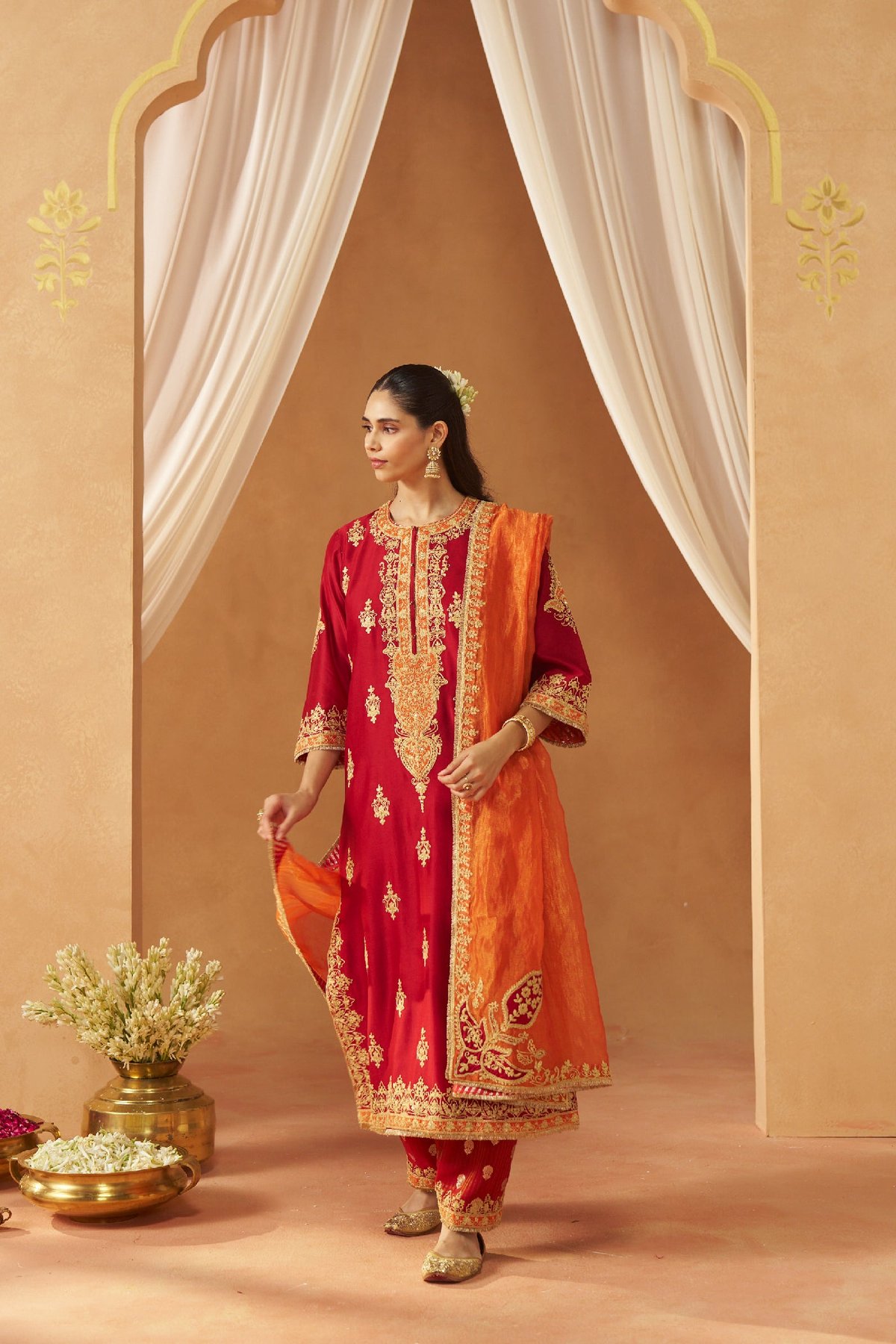 Mubina Kurta with Salwar and Dupatta