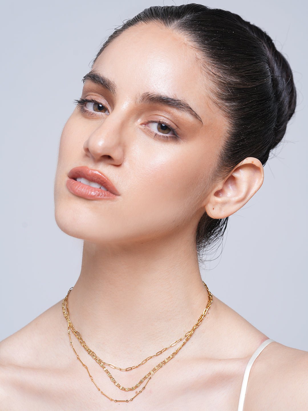 Triple Layer Retro Design Elegant Pin Chain