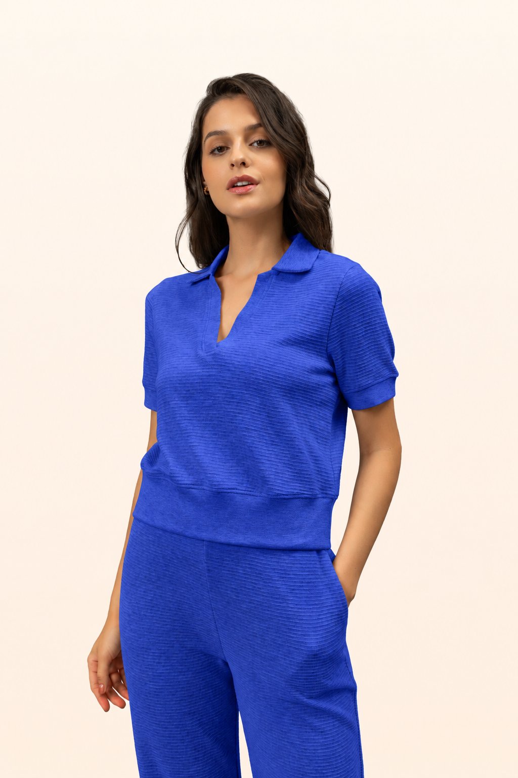 Ottoman Cropped Polo