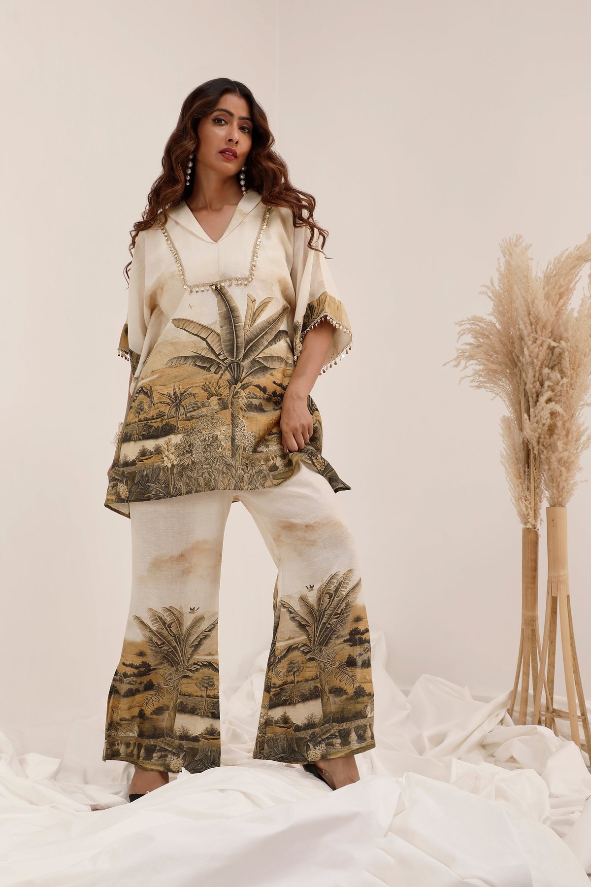 Vanya Palm - Kaftan Set
