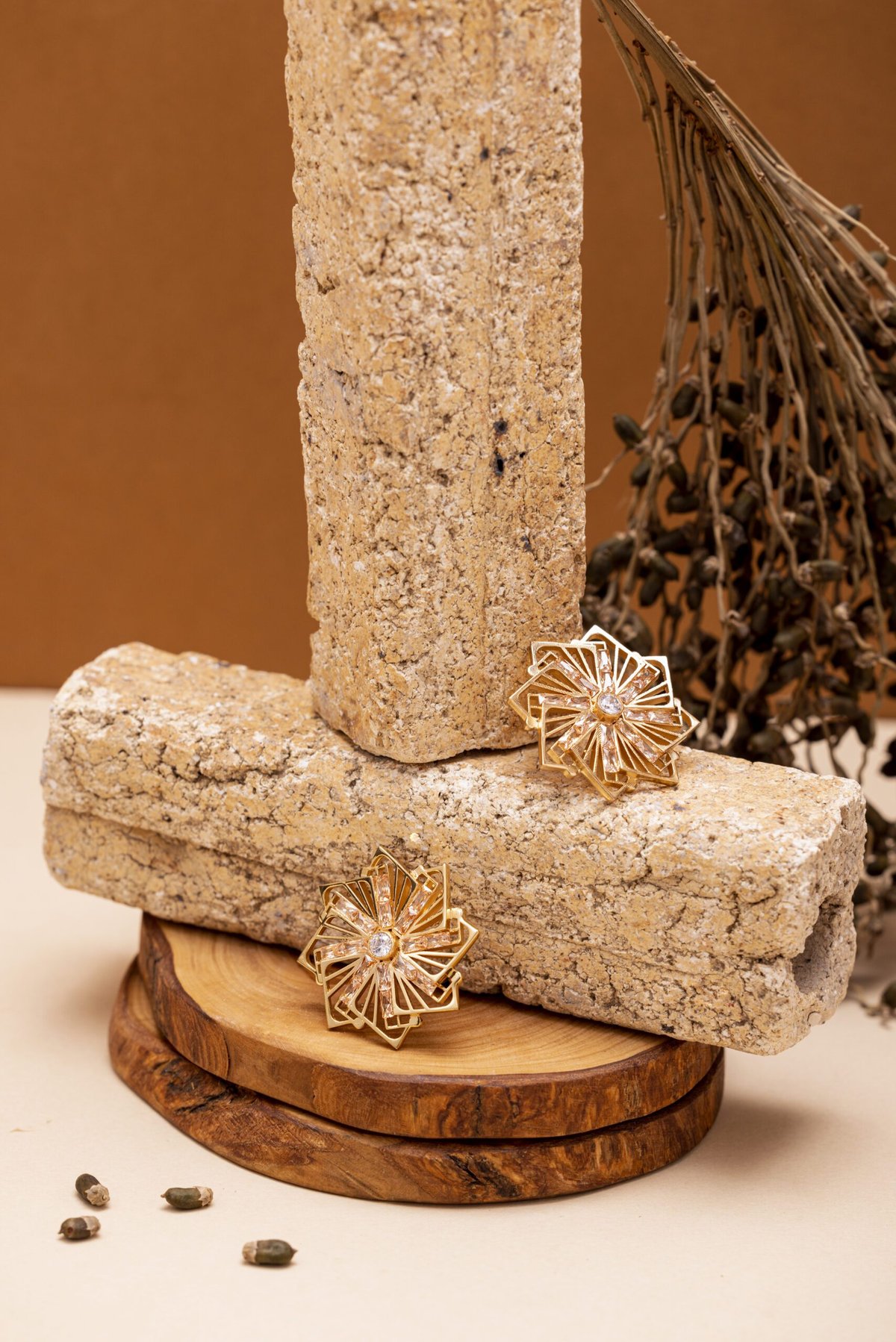 Caree Gold Earrings