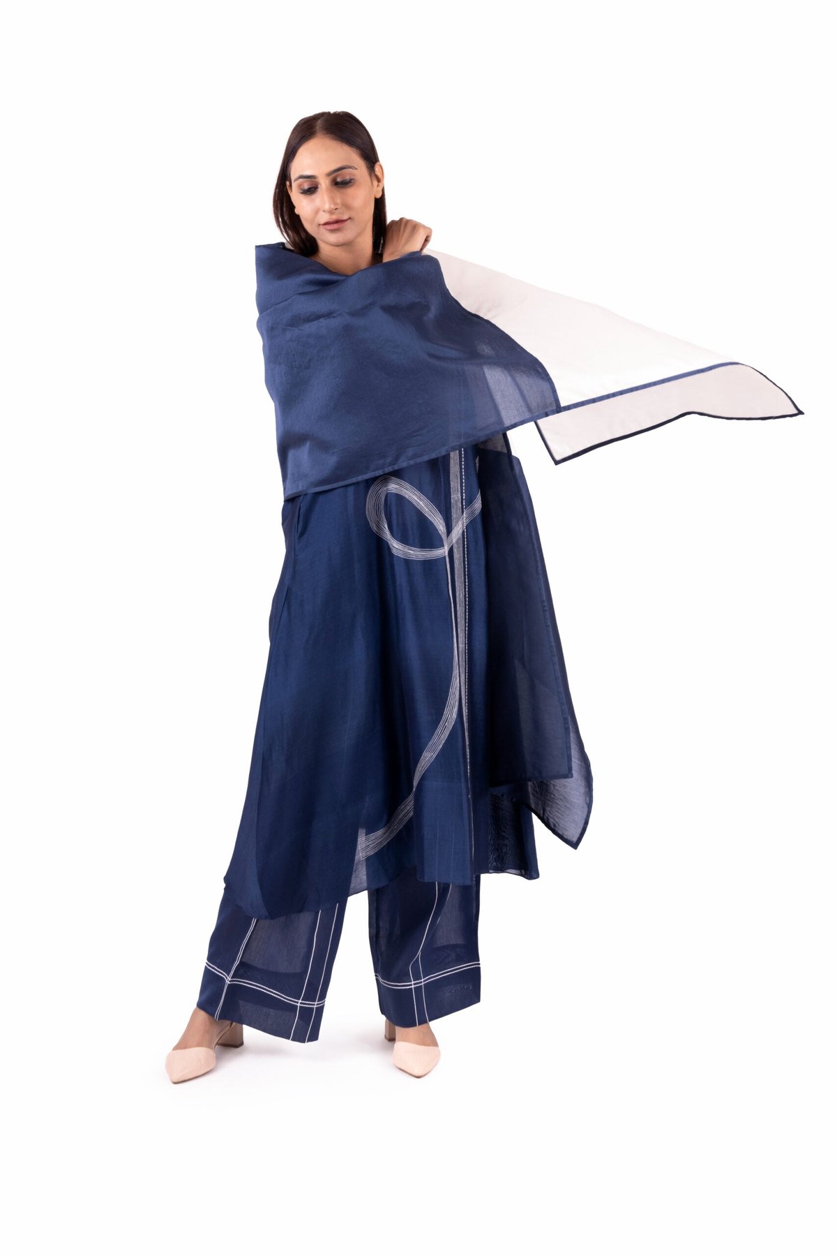 Khat Pantone Embroidery Dress Co-ord
