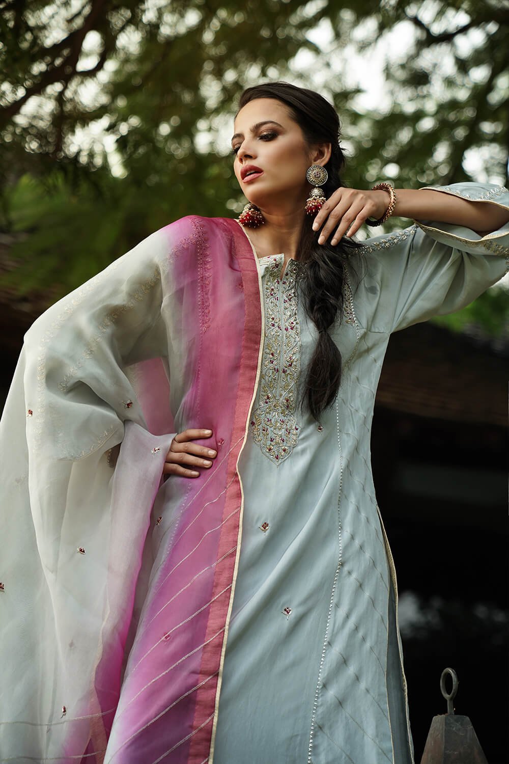 Kyra The Shaded Dupatta Suit Set