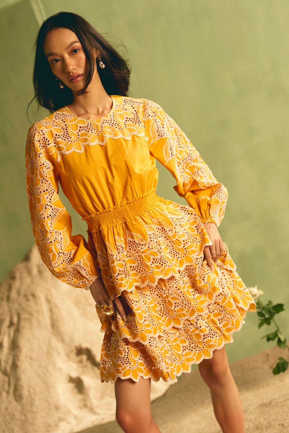 Sunkissed Broderie Anglaise Dress