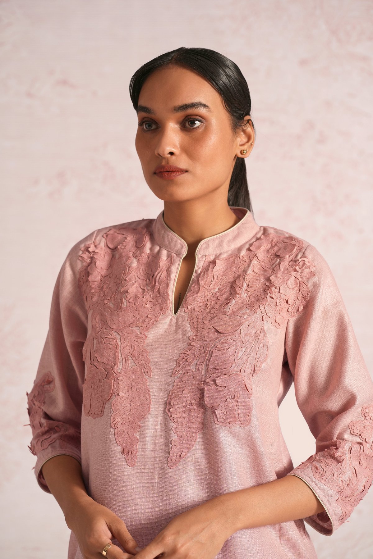 Floral Shadows Kurta