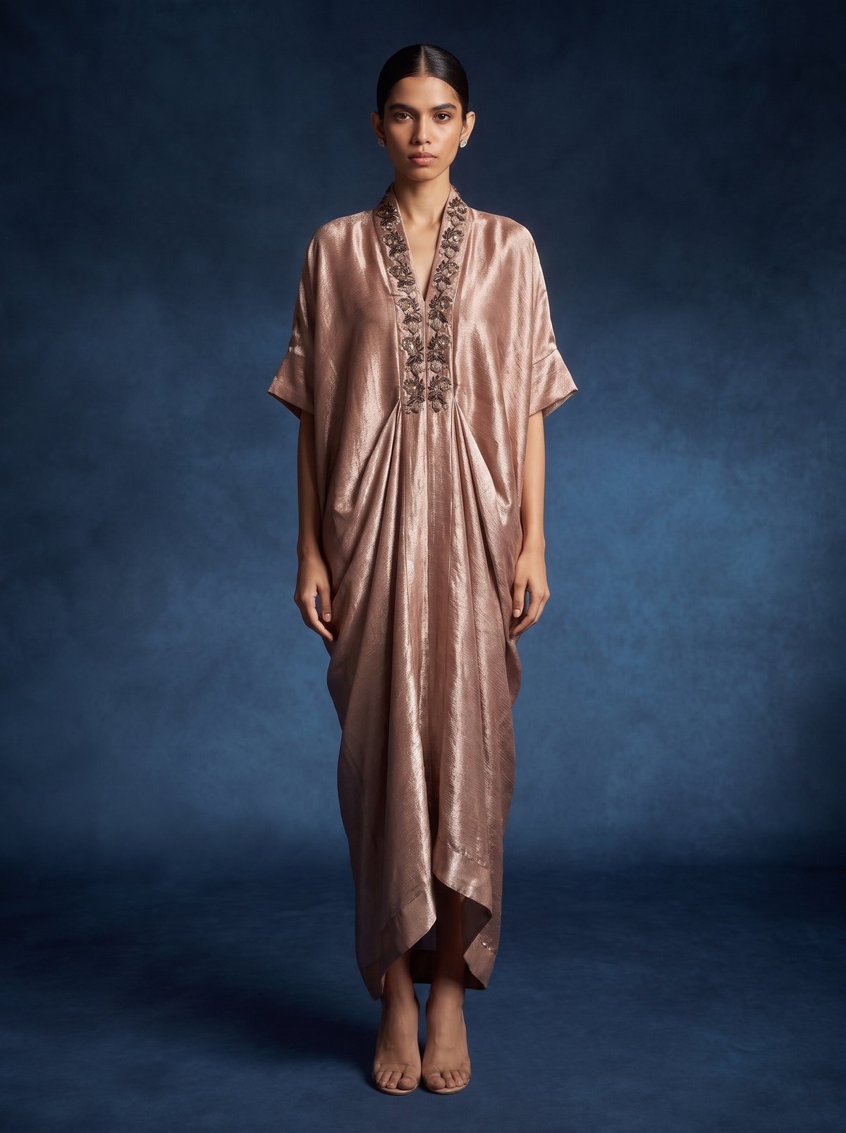 Blush Pink Rosewater Kaftan