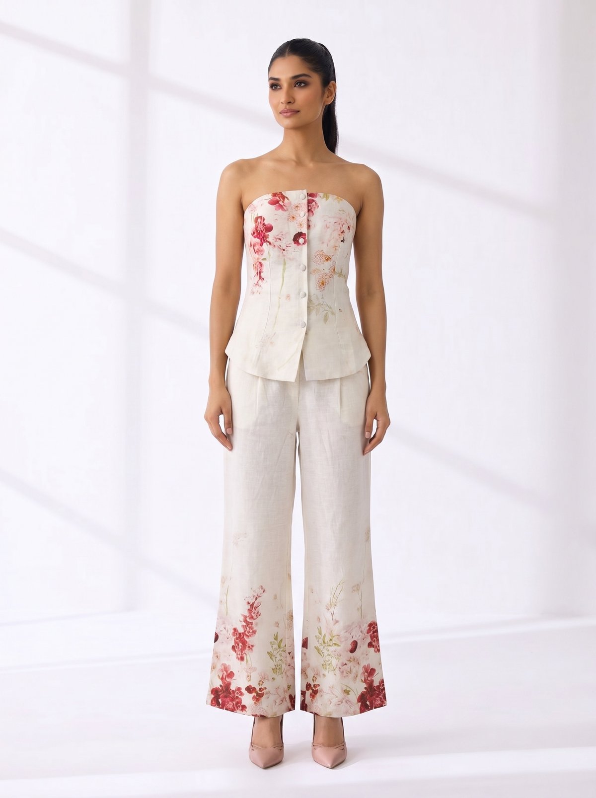 Garden Bloom Linen co-ord Set