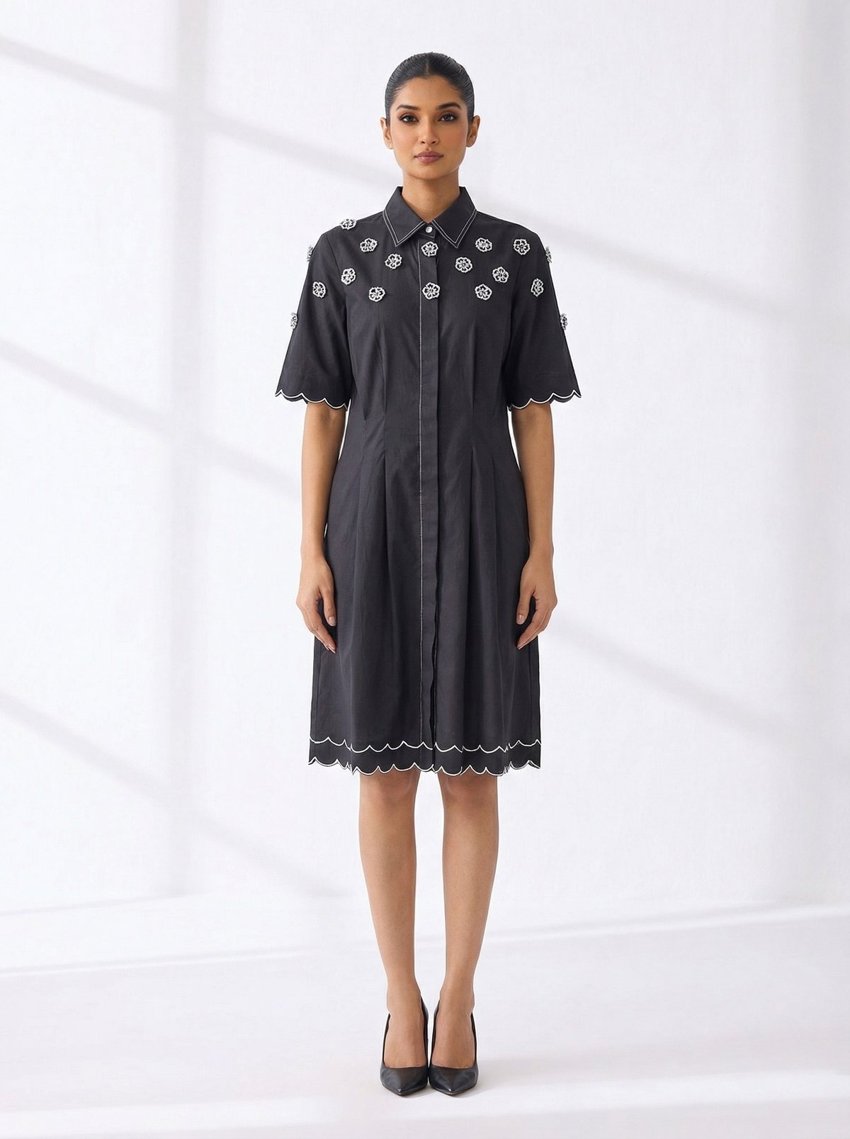 Scallop Flower Dress