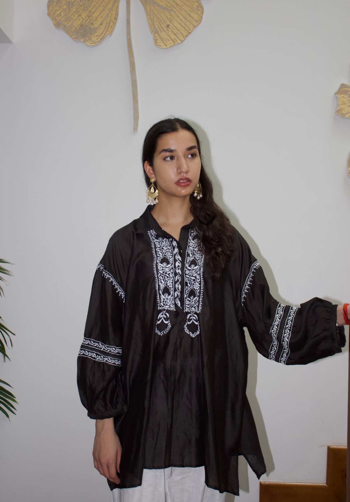 Collared Short Kurta