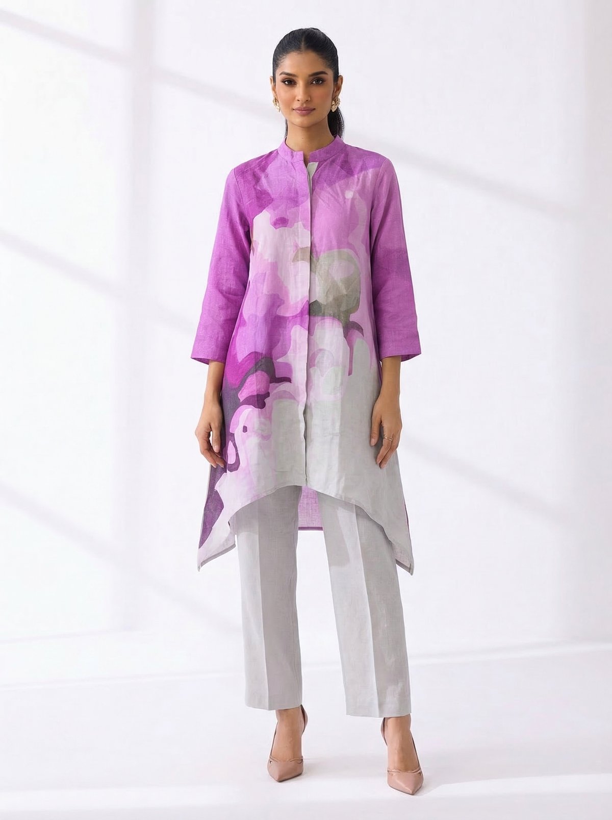 Voilet Kurta Set