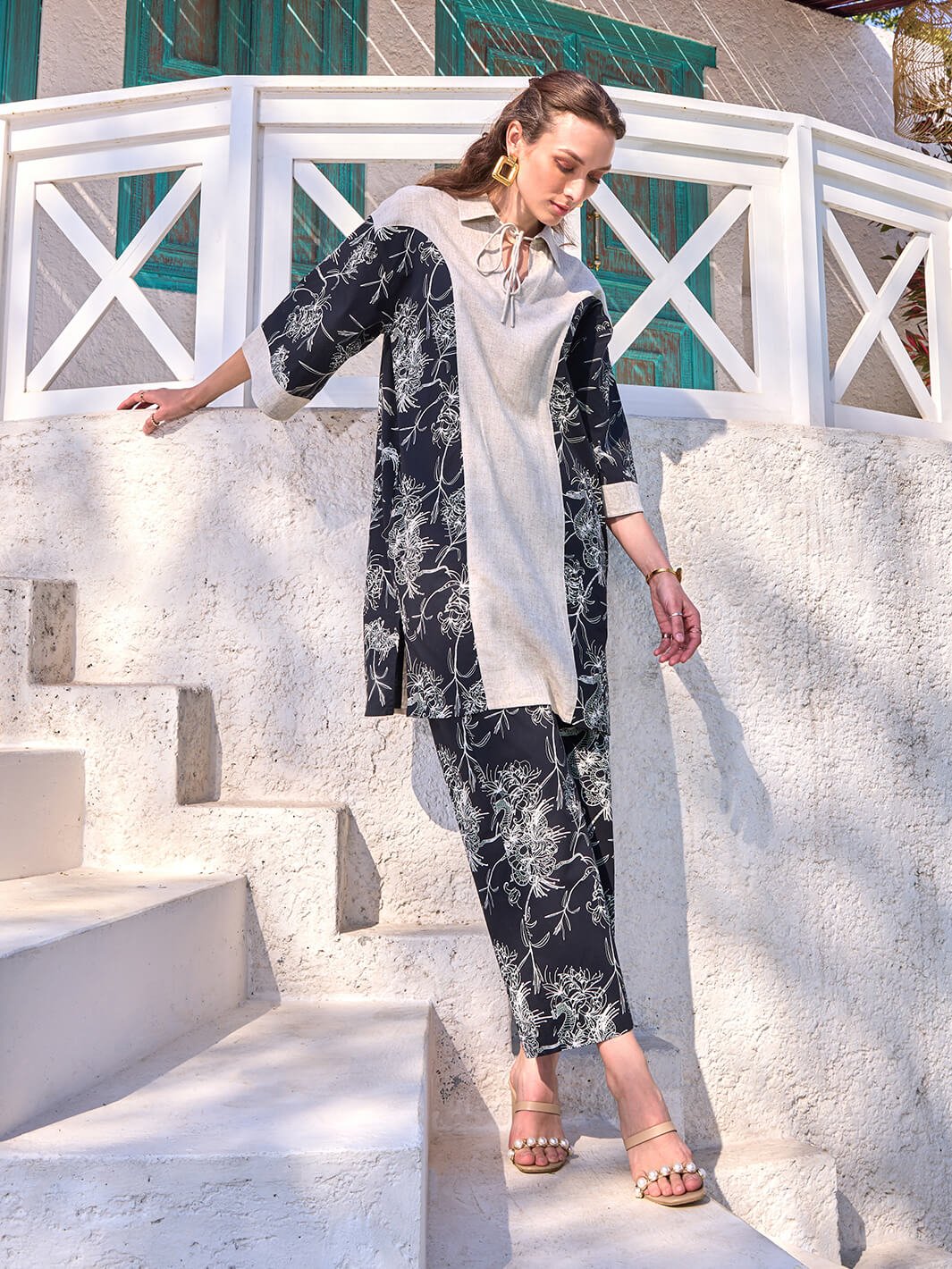 Cedrus Cotton Tunic Co-Ord Set