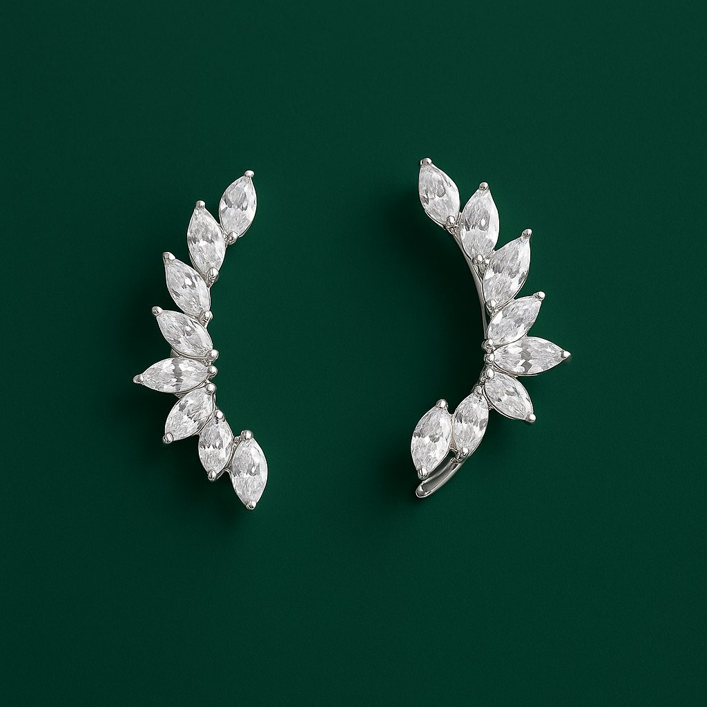 Solid Shine Hug Earrings