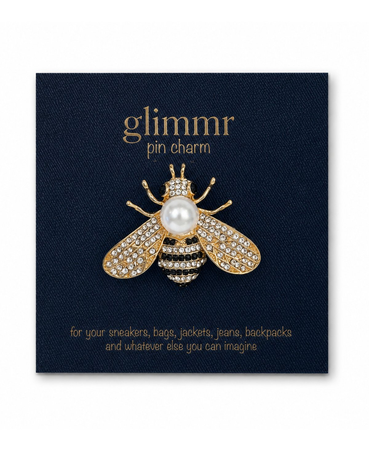 Glimmr Bee Pin Charm