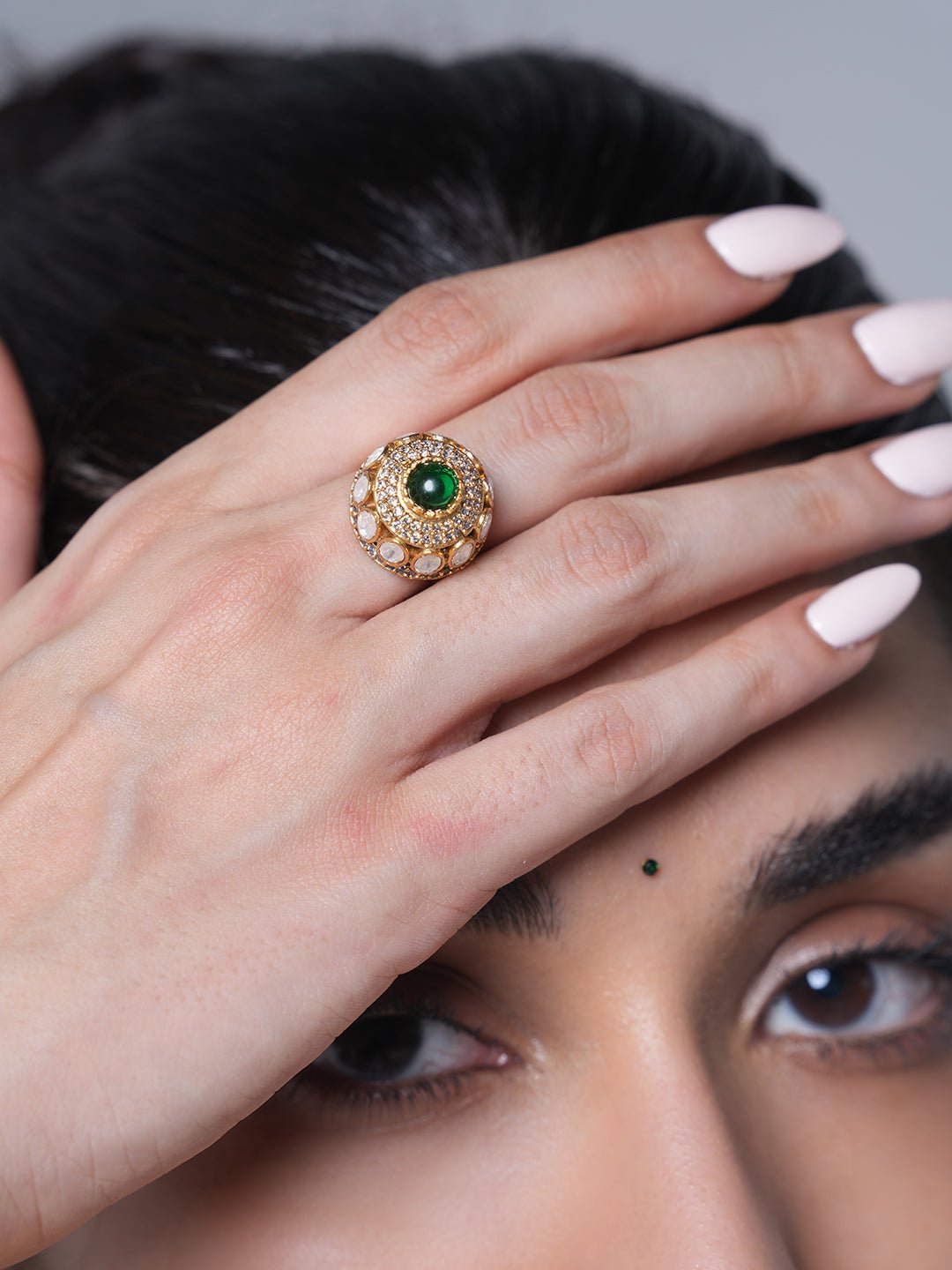 Premium Kundan Ring