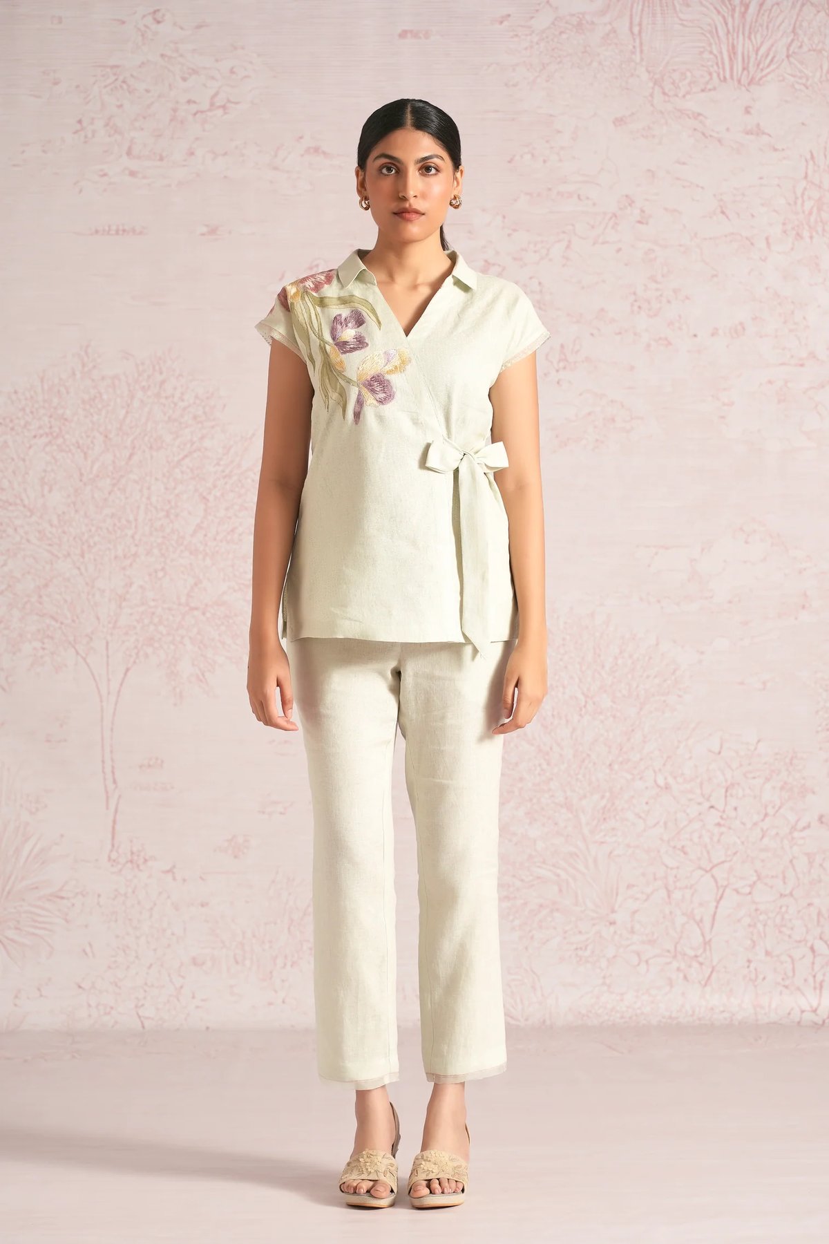 Painted Petals Kurta Set