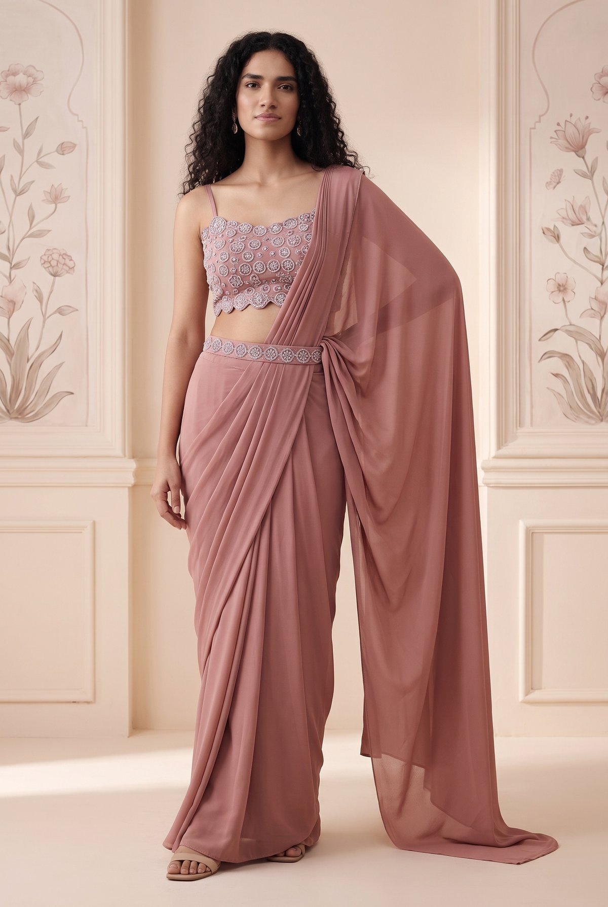 Mouse Drape Saree