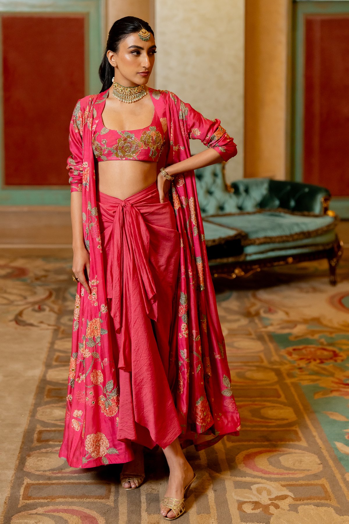 Halima Jacket Set ��Pink