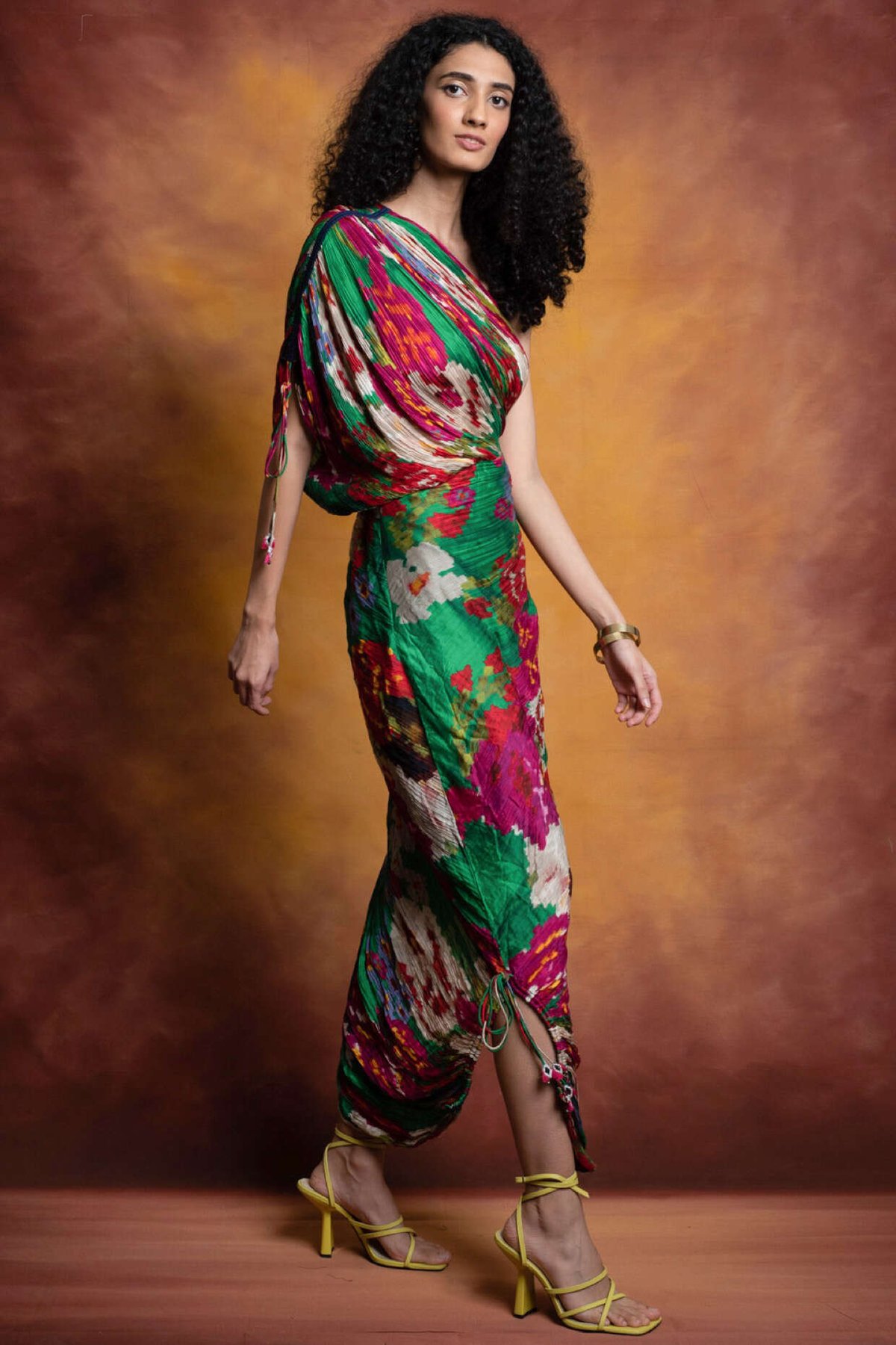 Sari Dress Green