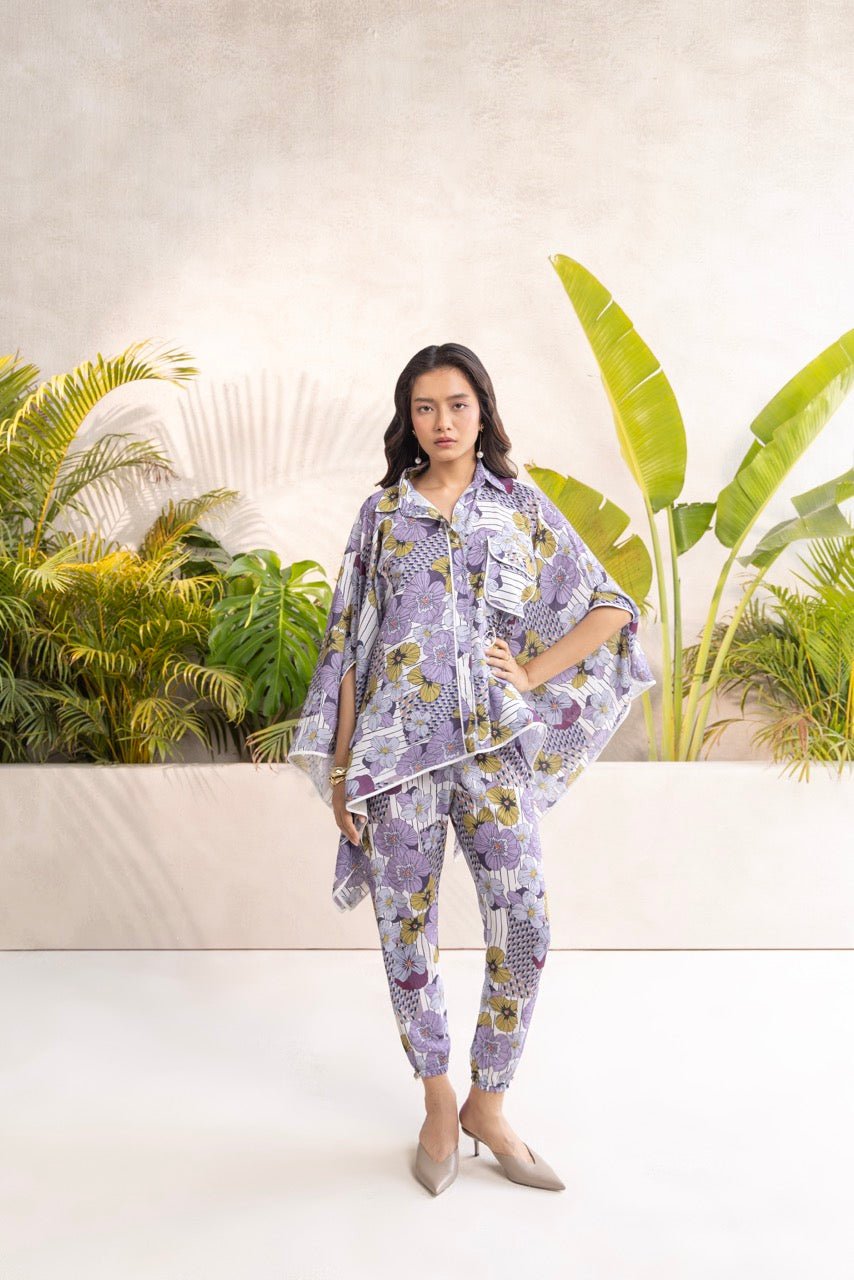 Noorie Print Cape Set