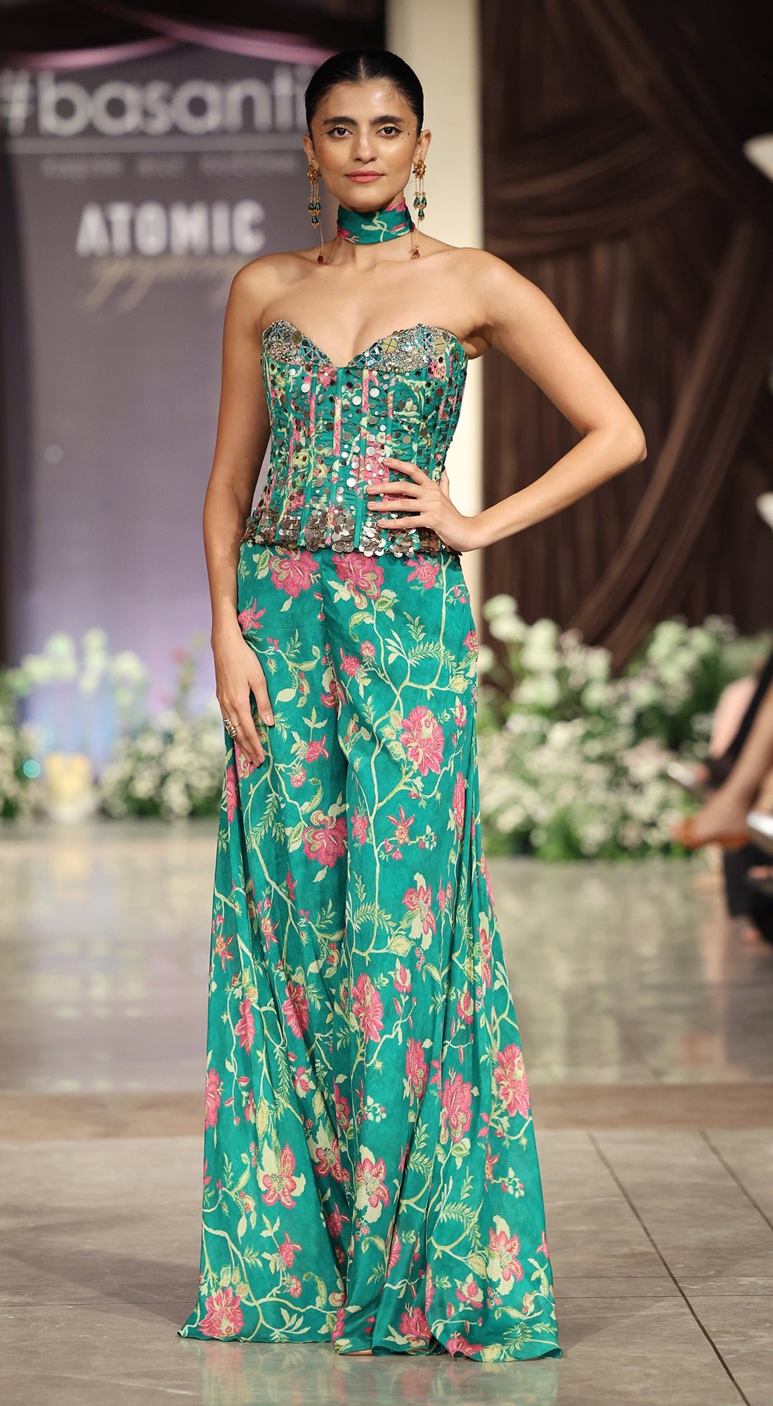The Celestial Garden Corset & Sharara Se