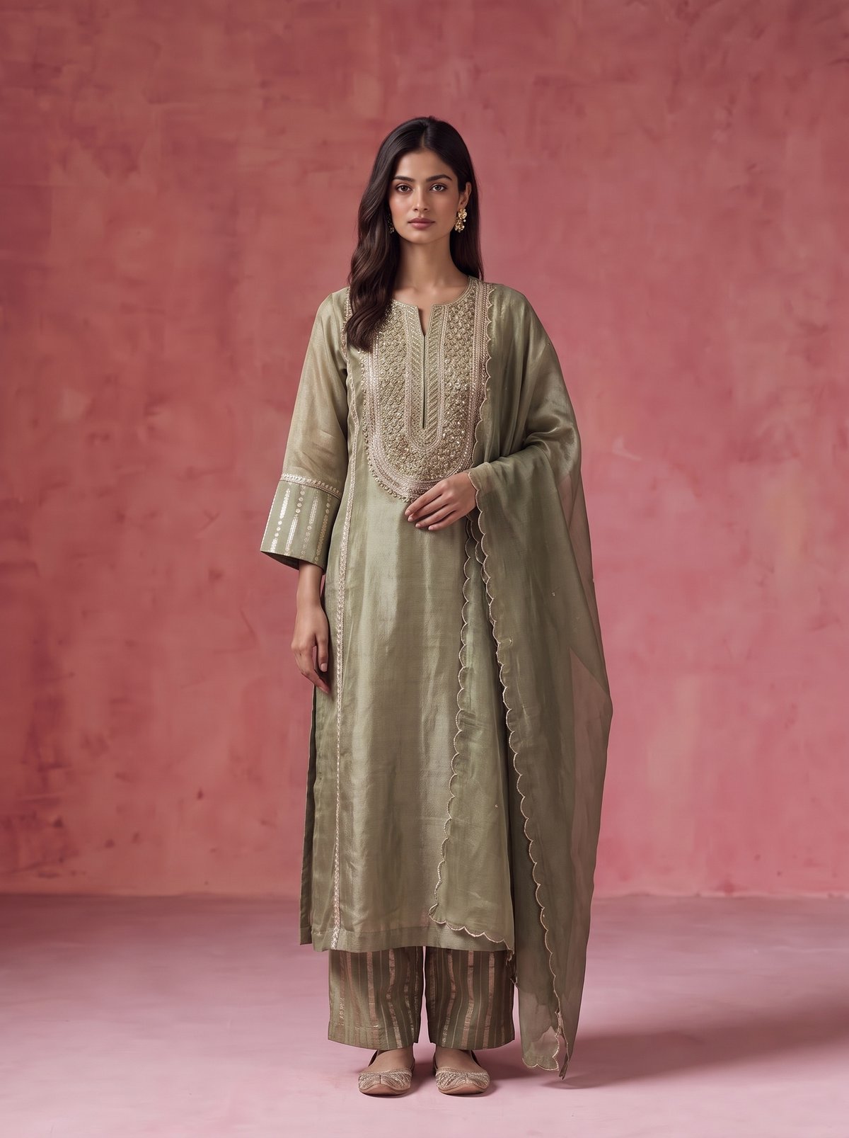 Urfi Long Kurta Set