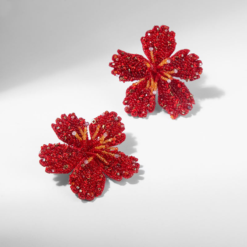 Hibiscus Earrings