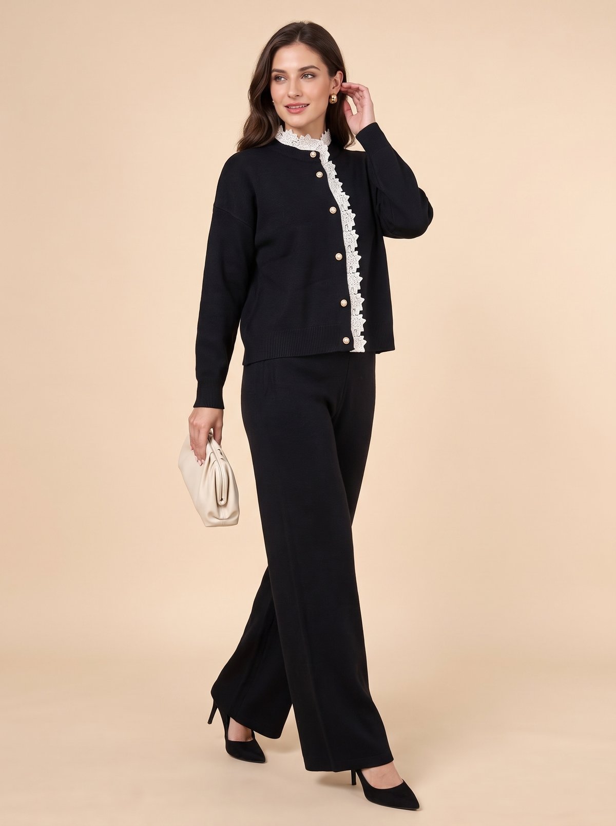 Lace Trimmed Co-Ord Sets