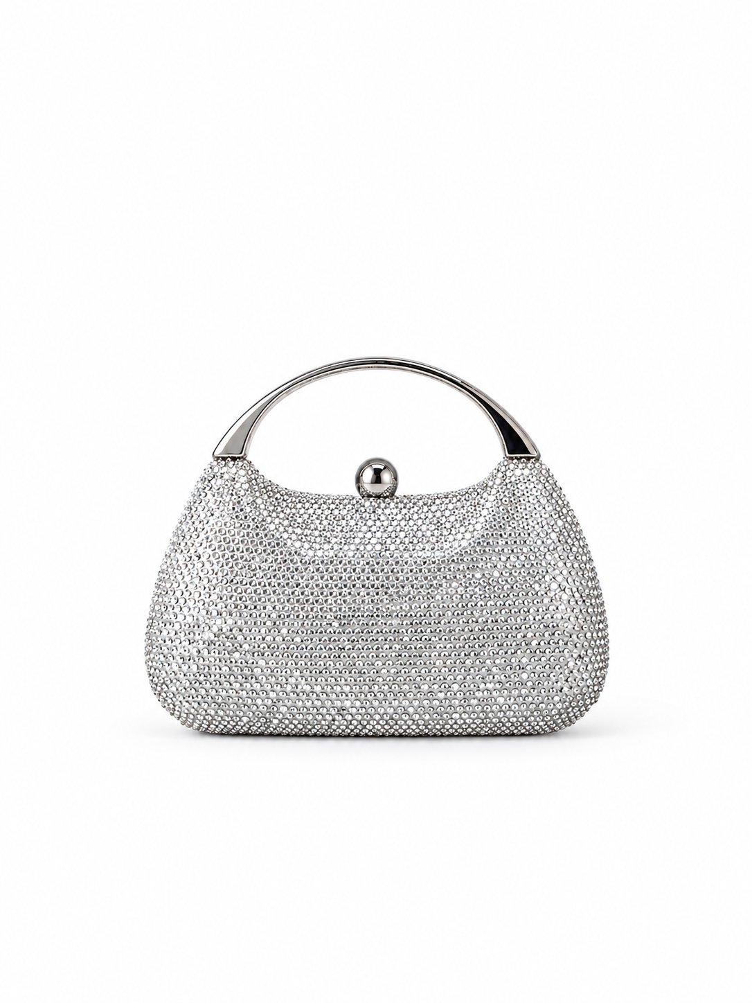 Carrie Rhinestone Clutch Bag with Handle