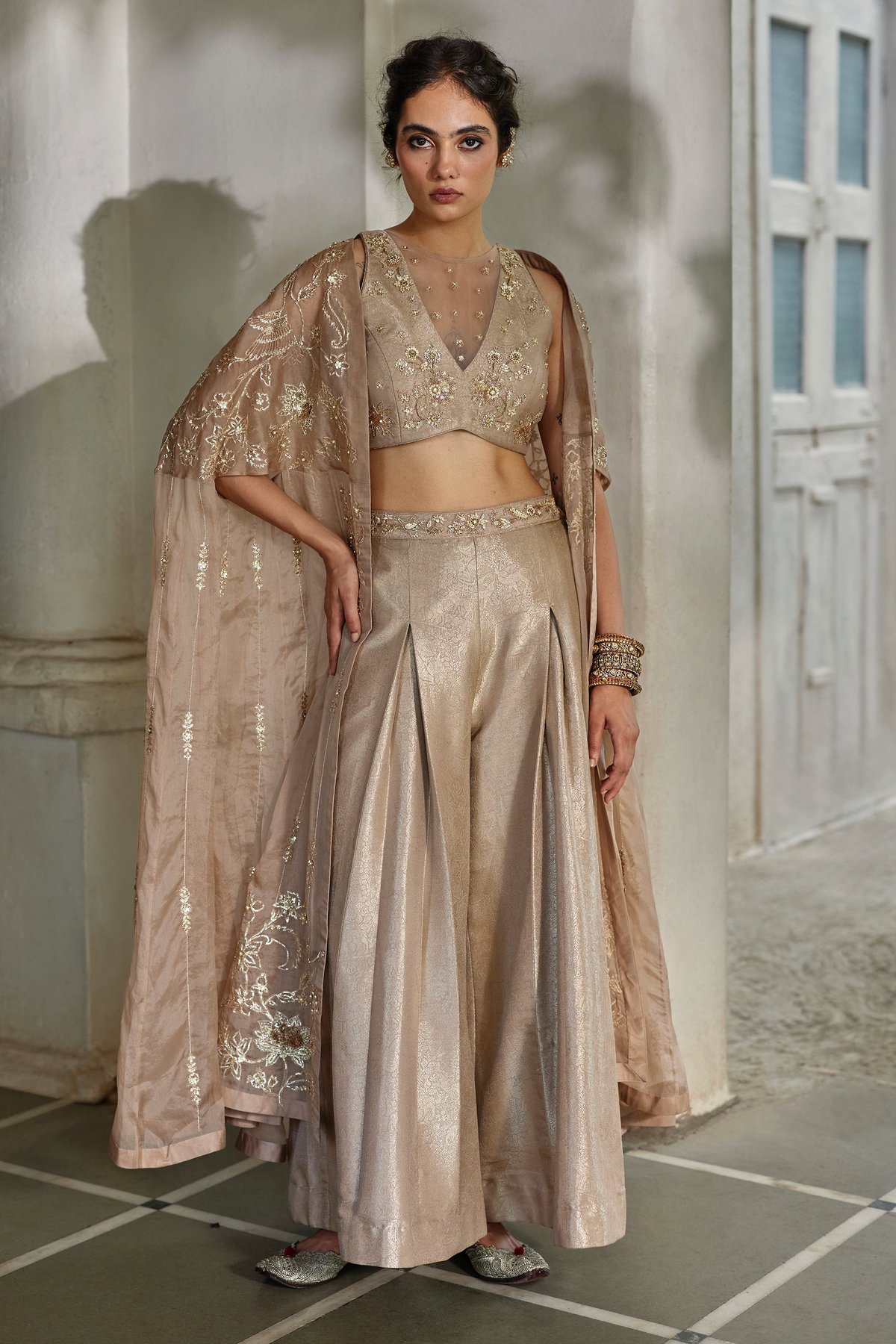 Lyra Cape Trouser Set