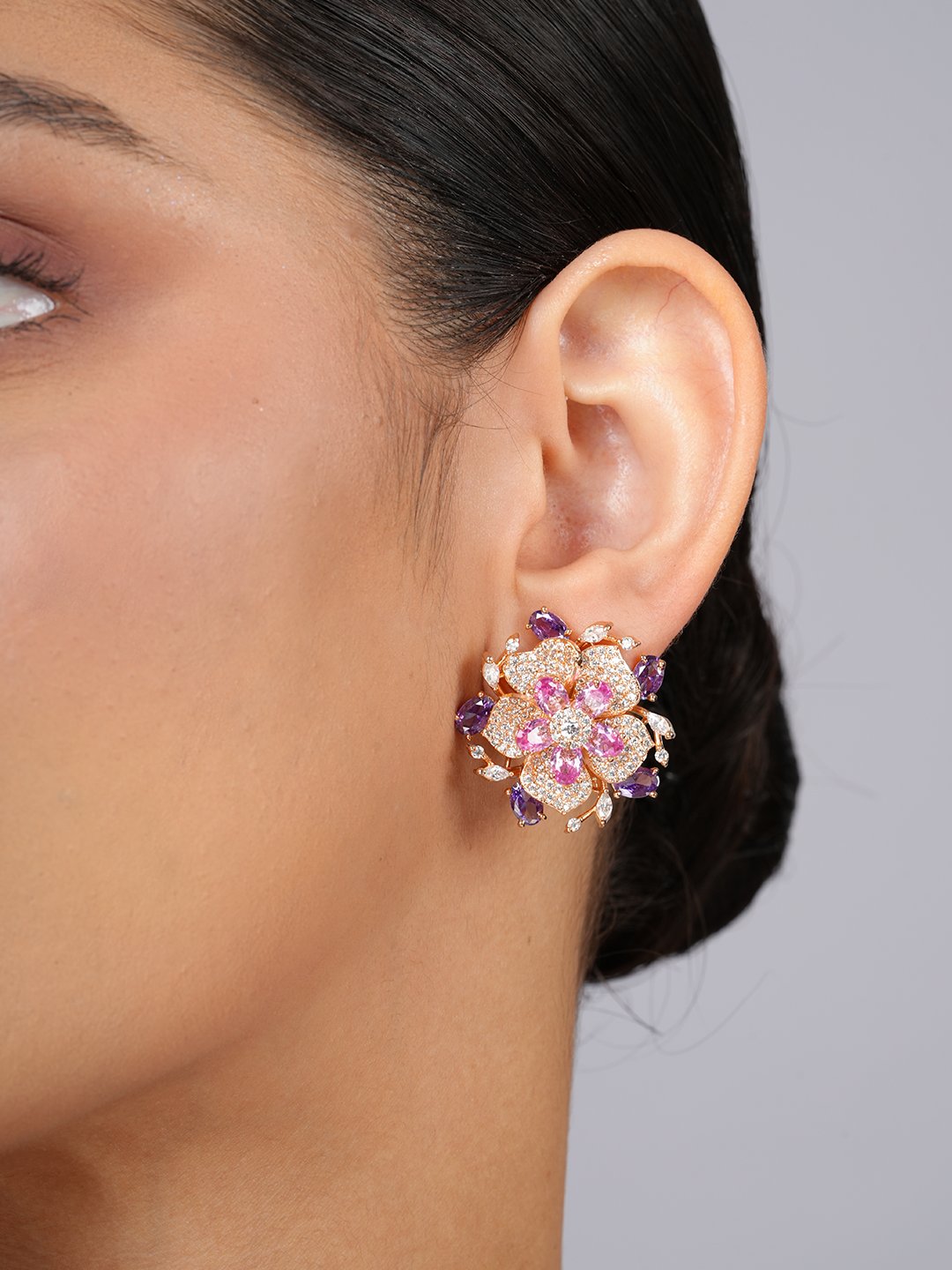 Twilight Bloom Stud Earrings