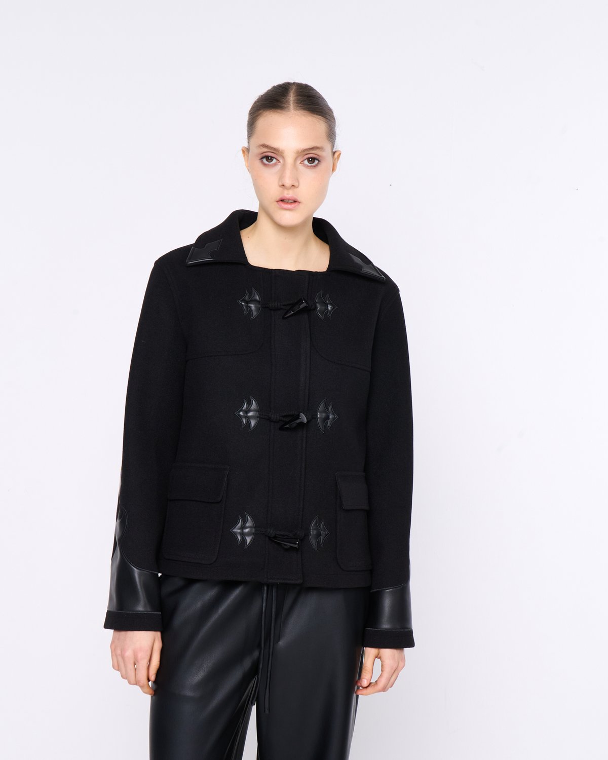 Front Button Duffle Coat