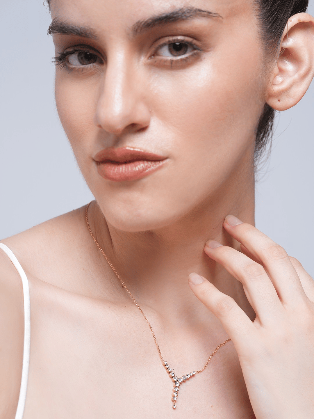 Exquisite Bling Cubic Zirconia Y Shape Chic