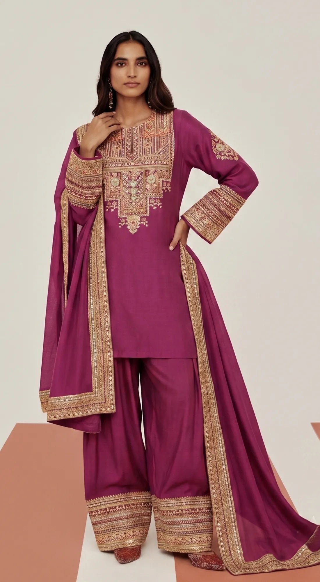 The Archival Amethyst Suit Set